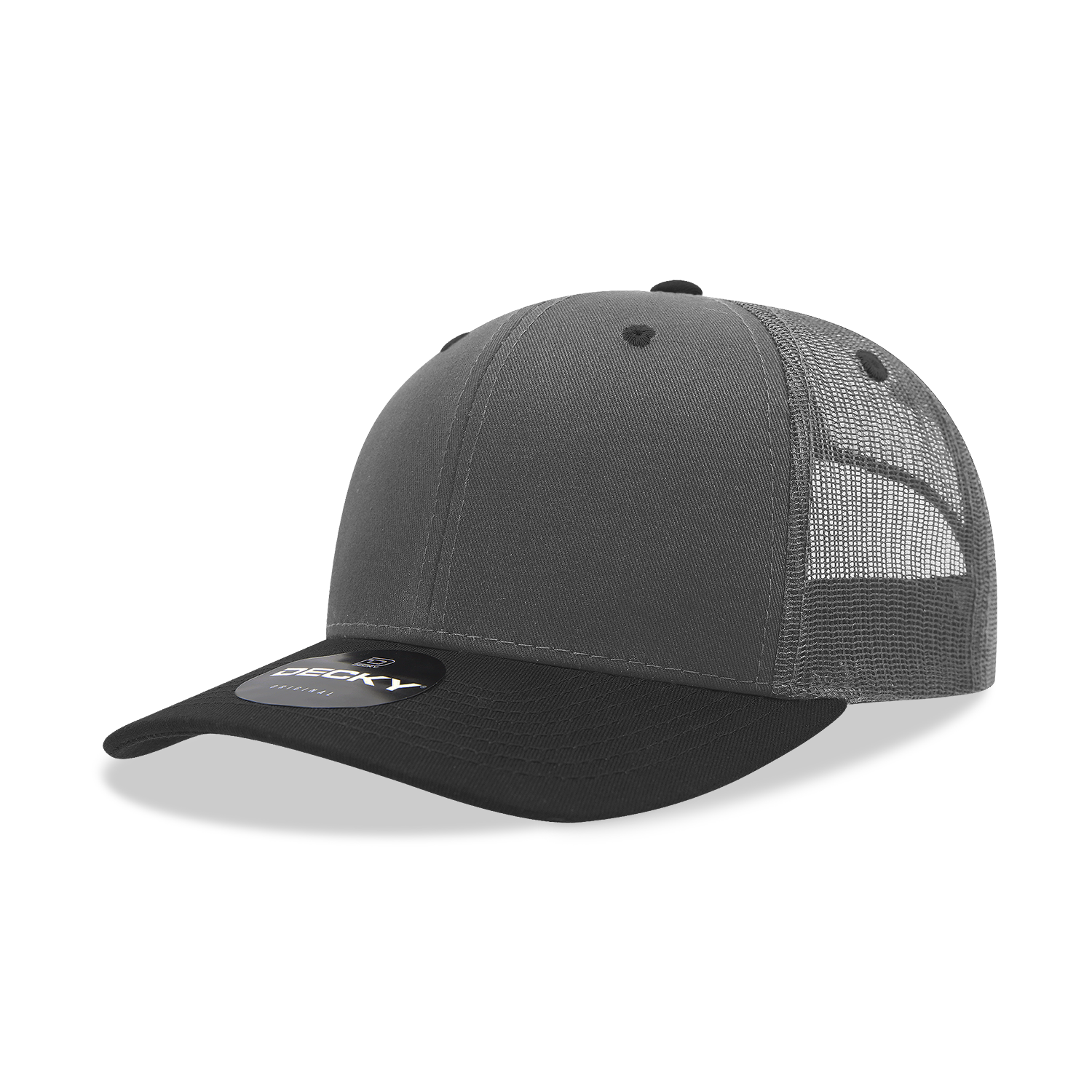 The Park Wholesale - Vente Casquette de camionneur – unisexe - Casquette Trucker classique Decky 6021, 6 panneaux, style mid pro29