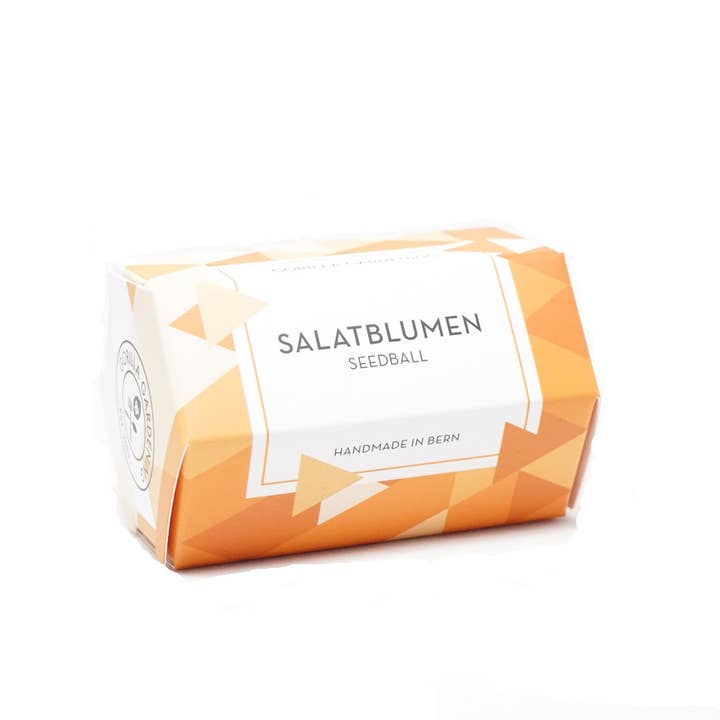 Gorilla Gardening – Engroshandel Plantefrø – Frøbold med salatblomster i lille papæske1