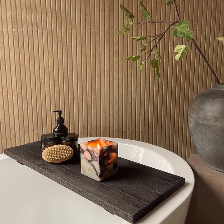 Standard Wax - Wholesale Jar/Filled Candle - Calacatta Viola Marble Candle 2