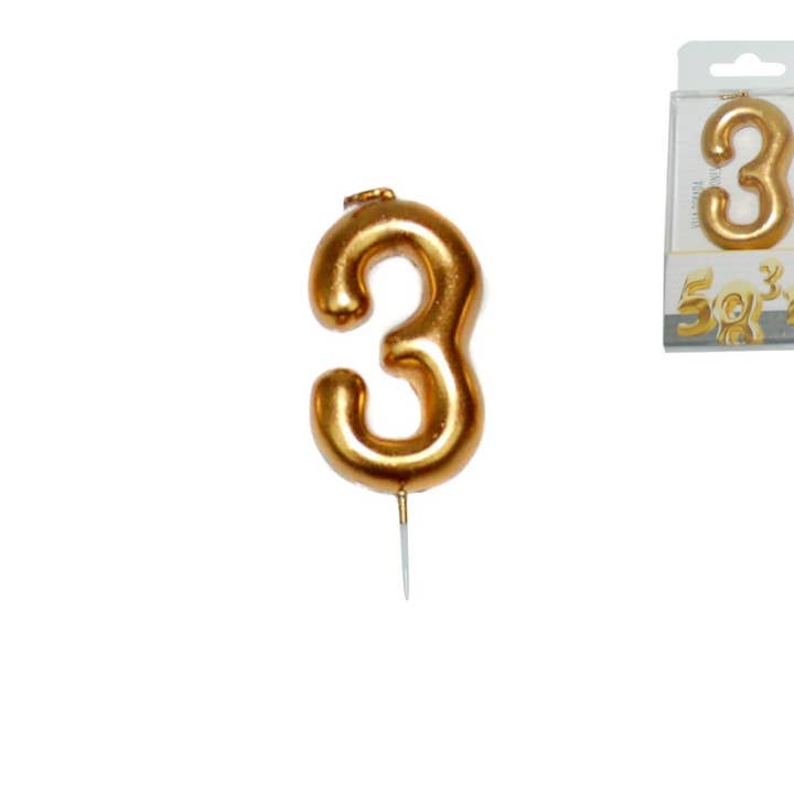 VELA DORATA ANNIVERSARIO -3- per la vendita all'ingrosso da parte di Aktual / Dekora Import S.A