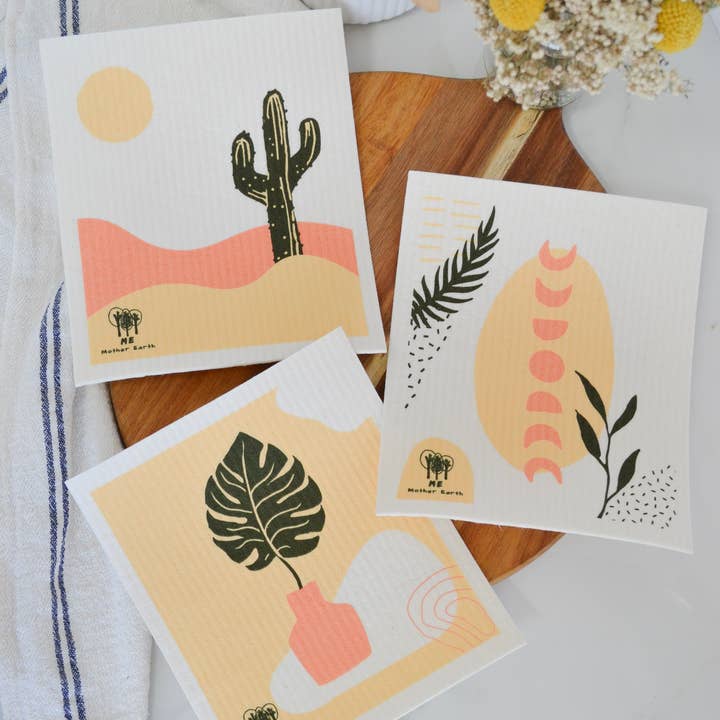 Me Mother Earth - Wholesale Dishcloth - Swedish Dishcloths: 3-pack | Made in Sweden
