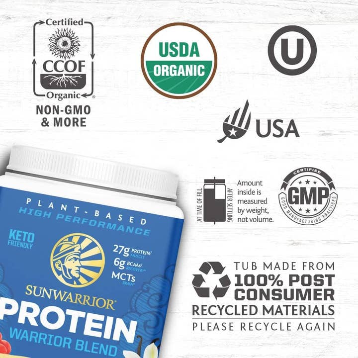 Sunwarrior - Wholesale Protein/Superfood Powder - Warrior Blend Mocha Protein - Pea Protein Powder4