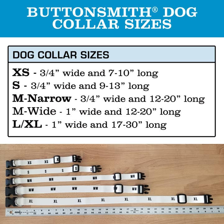 Buttonsmith - Wholesale Pet Collar - Dog - Hokusai Waves Art Dog Collar - Made in USA