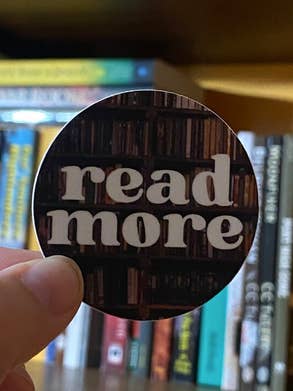 Read More 2” Sticker: book Sticker, book themed sticker for wholesale by Carolina Pine Prints