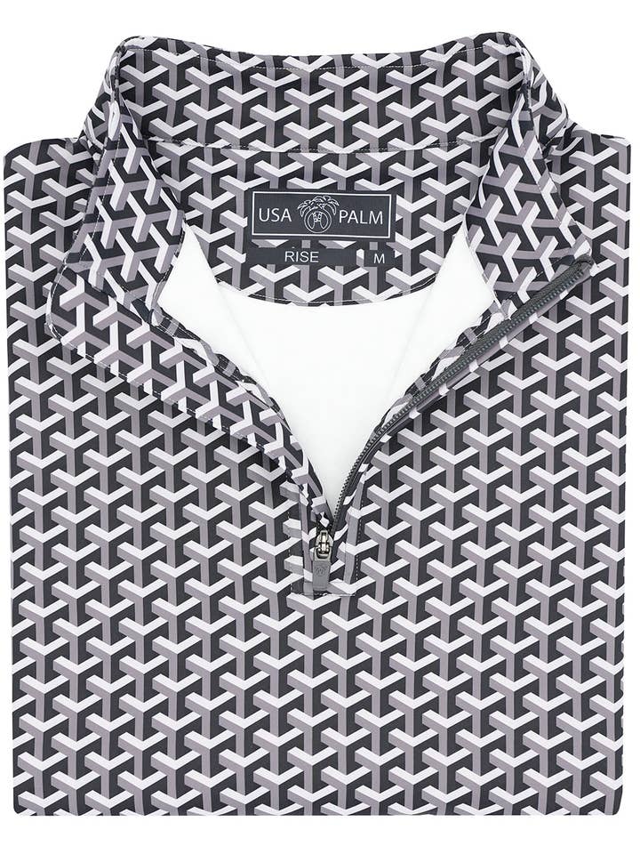 USA Palm - Wholesale Sweatshirt - Unisex - Cloud 1/4 Zip117