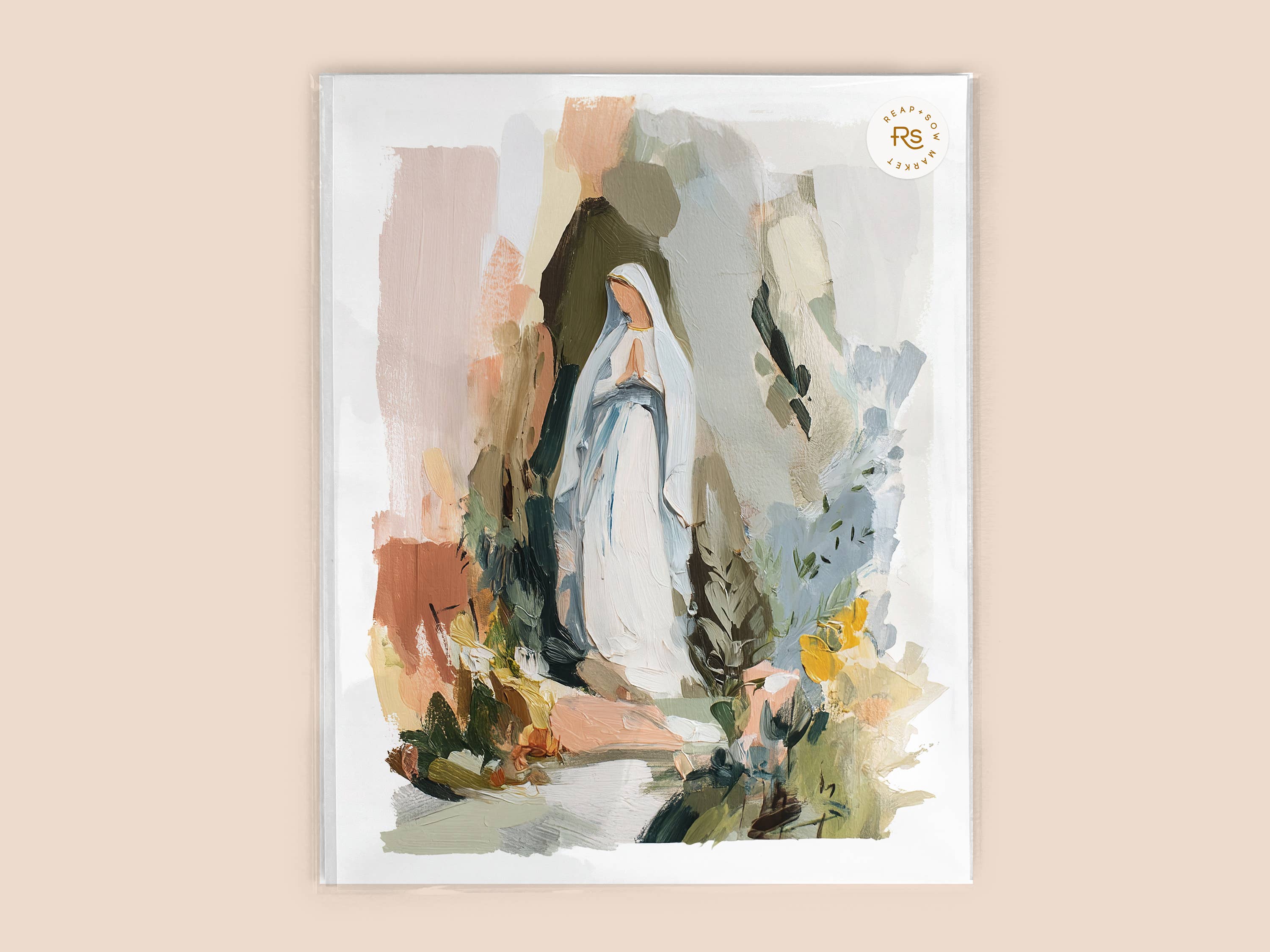 Reap+Sow – wholesale Konsttryck – Vår Fru av Lourdes Jungfru Maria Modern Konsttryck11