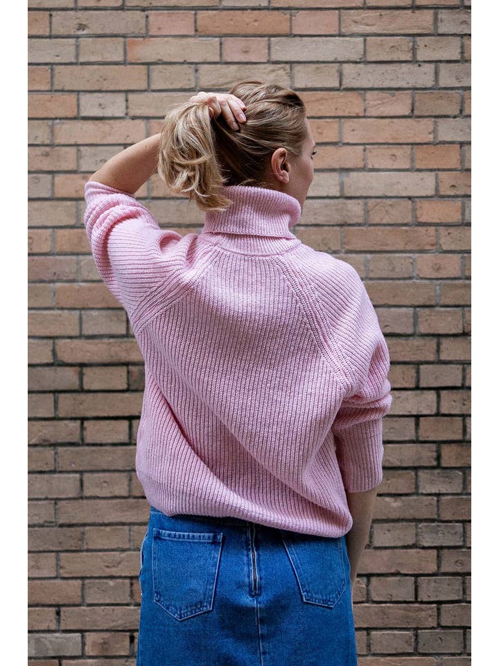 You&Milk - Vendita all'ingrosso Maglione tricot - Donna - Maglia da allattamento Sweet Mama (Lilla, Rosa)3