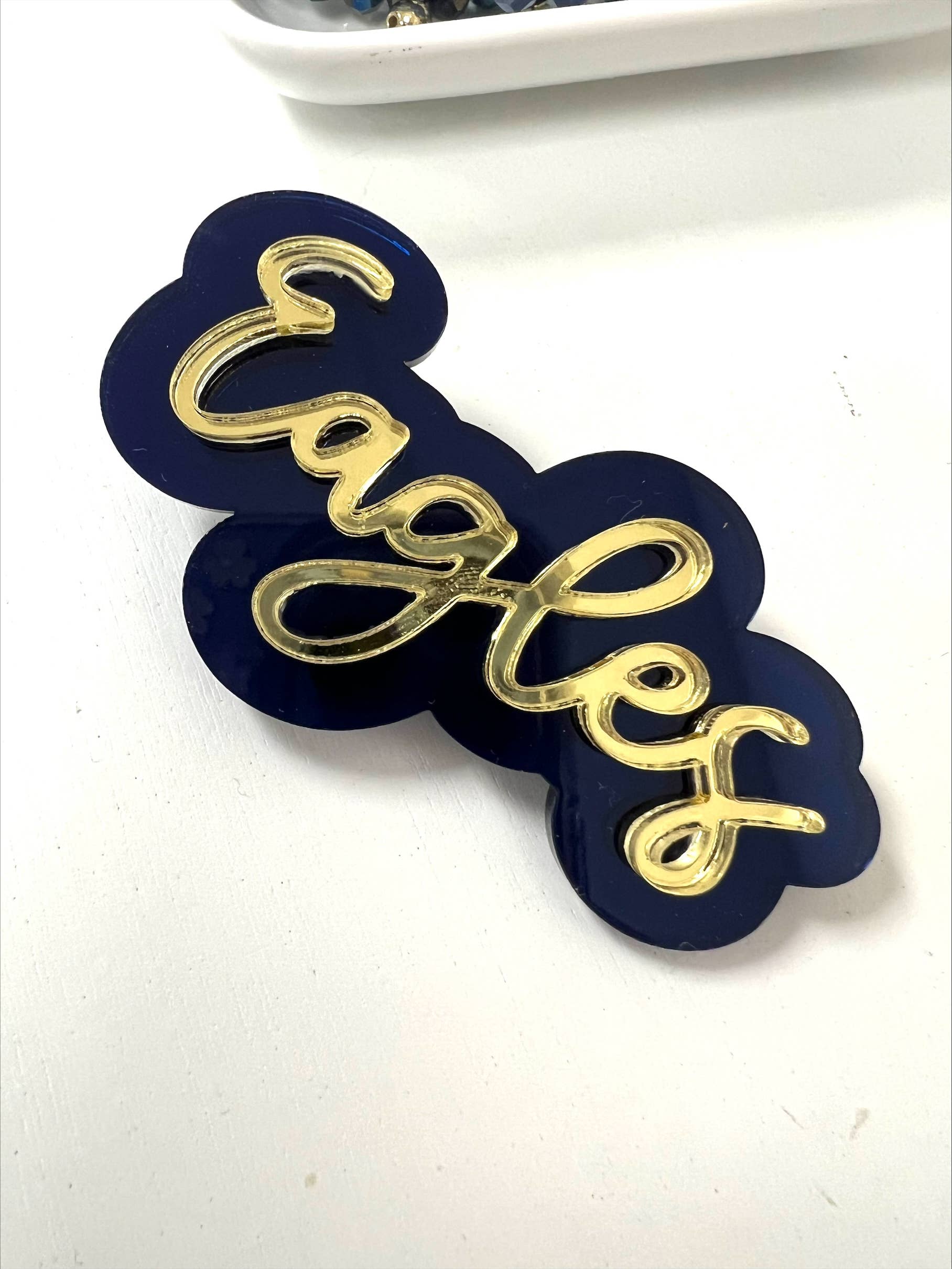 TLD Designs - Wholesale Hair Clip - Women's - Game Day Custom Acrylic Alligator Clip