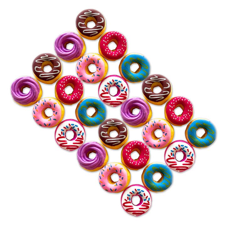 Kipp Brothers - Wholesale Eraser - Kids - Mini Donut Erasers 24 Pieces