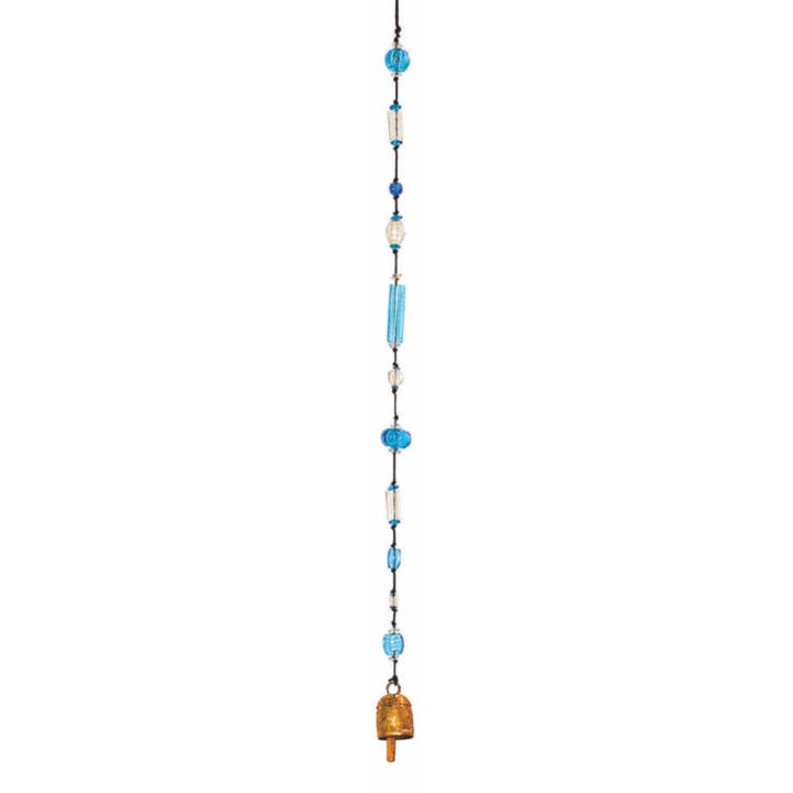 Moksha Imports - Wholesale Decorative Tassel/Wall Drop - The Blue Sky/Glass Bead
