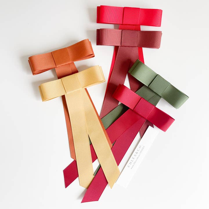 Chelsea Long Tail bow for wholesale by Chlea & Co.