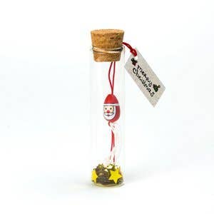 Feliz Natal Santa 11cm Garrafa da Sorte por atacado de Sidedish Cards