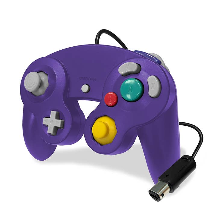 Indigo GameCube Controller Purple for wholesale on Faire