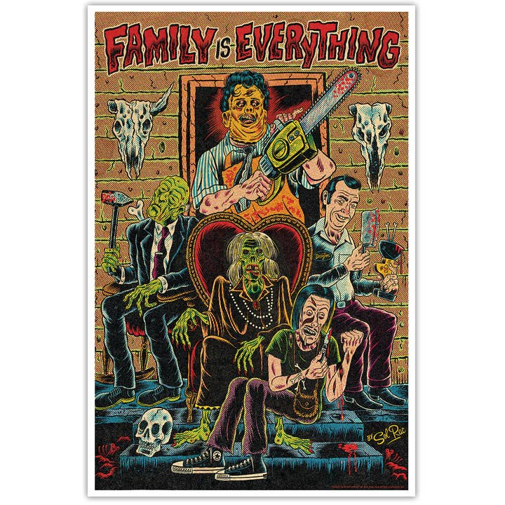 Retro-a-go-go! - Wholesale Poster - Sol Rac "Family is Everything" Print