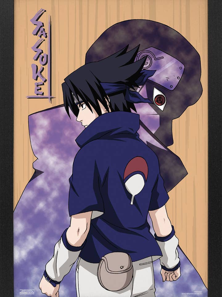 Naruto Classic - Sasuke Framed Print for wholesale by Pyramid America