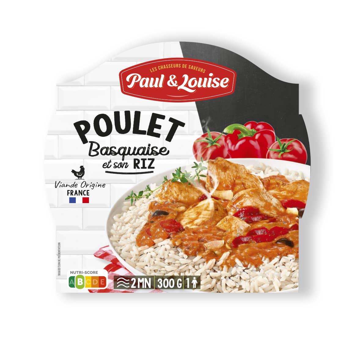 Paul & Louise – wholesale Ris – Baskisk kyckling med ris (300 g)