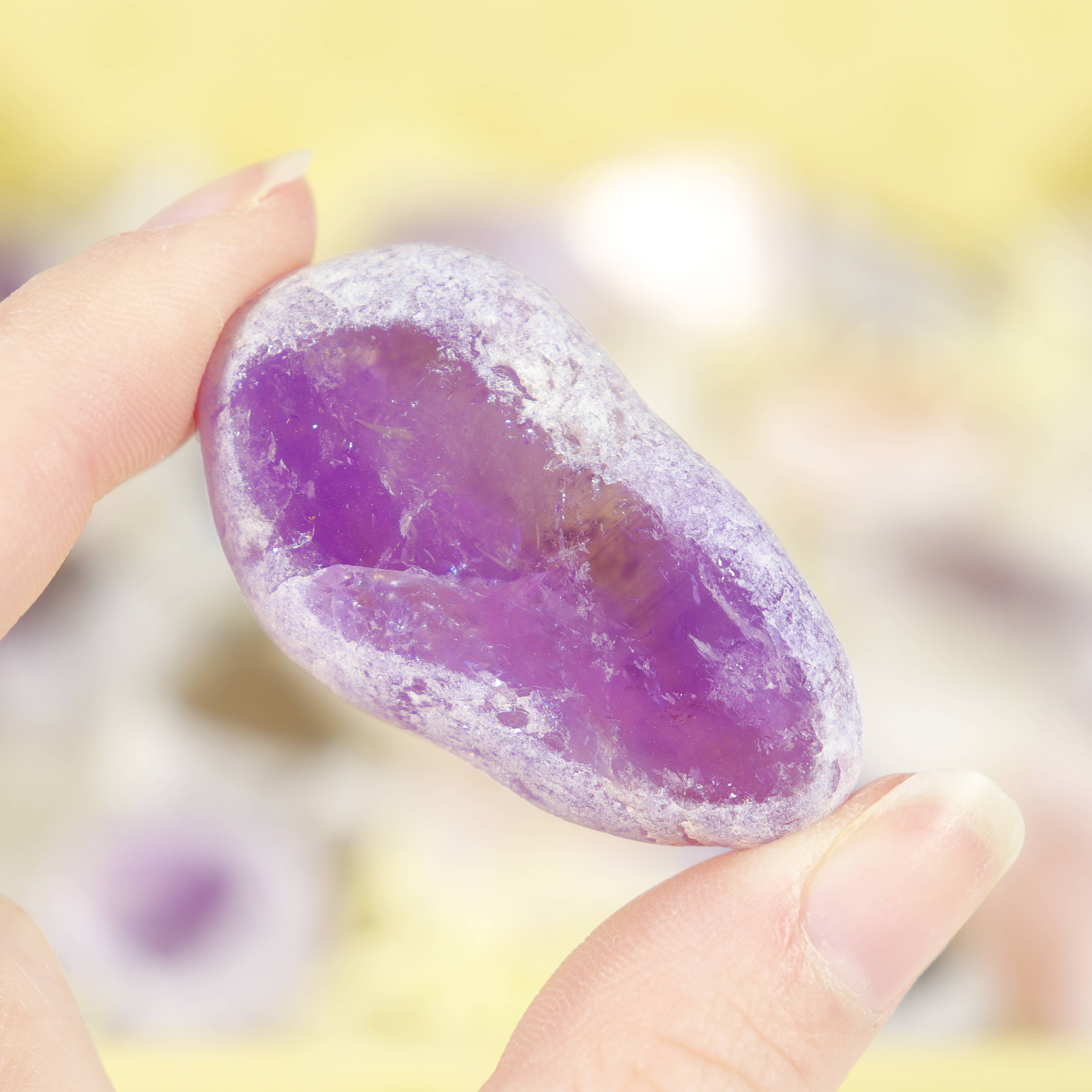 Natures Artifacts Inc – wholesale Andlig sten/kristall – Display med drak ägg [40 stycken]4