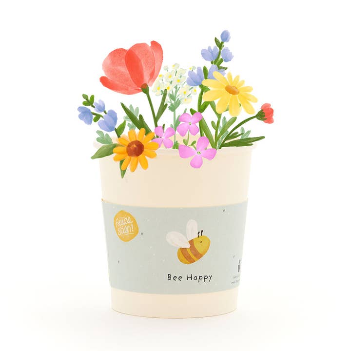 Tazza Bee Happy per la vendita all'ingrosso da parte di TDJ Stadtgärtner GmbH