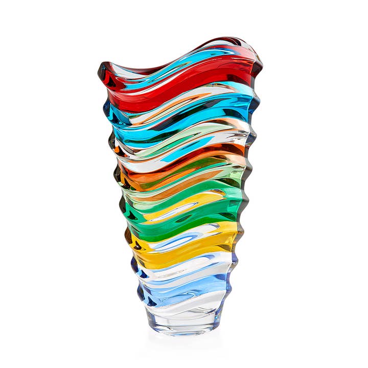 Vase en cristal vénitien Wave pour la vente par Alice Sturzinger LLC