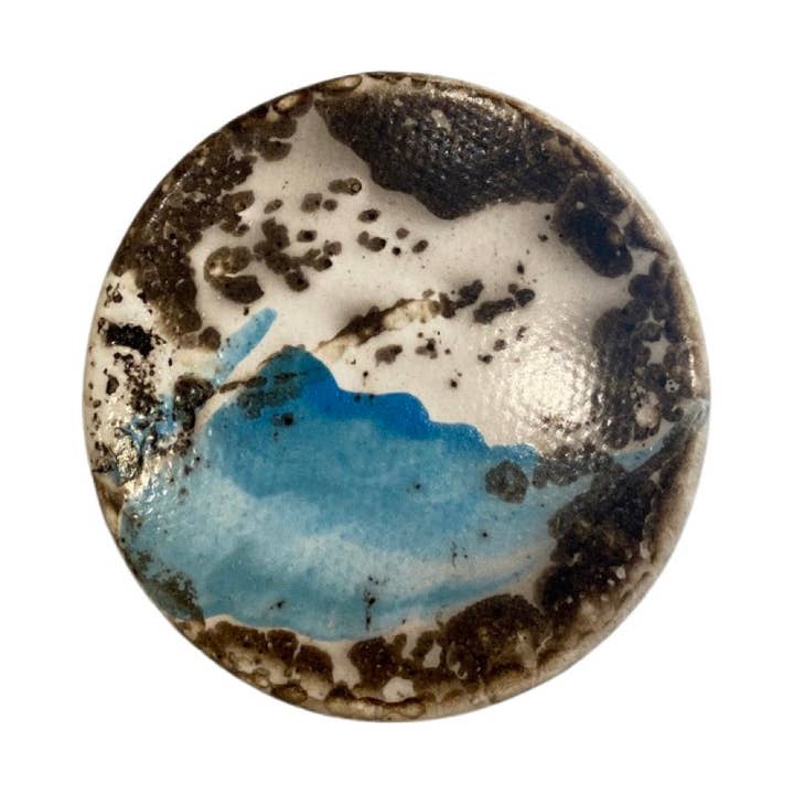 Cierre de Chal Magnético - Obvara en Tonos de Azul para venta al por mayor de Lickin Flames