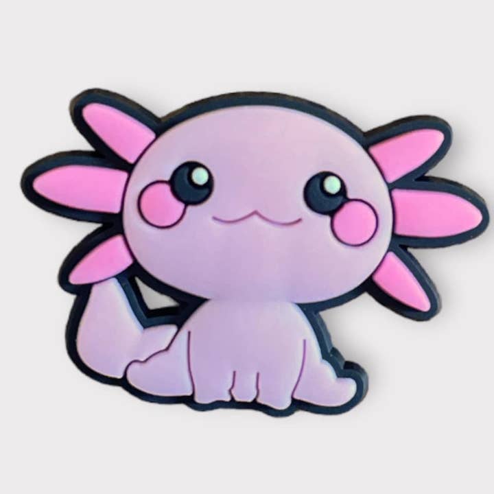 Little Axolotl Croc Charm for wholesale by Rogue Society Apparel®️