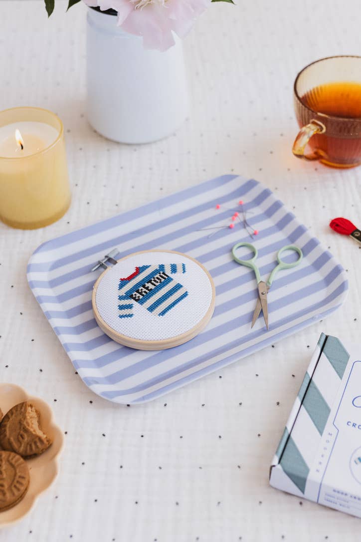 Cotton Clara Craft Kits & Supplies - Venta al por mayor Kit de manualidades - Kit de Bordado Fácil de Punto de Cruz Contado Bretón10