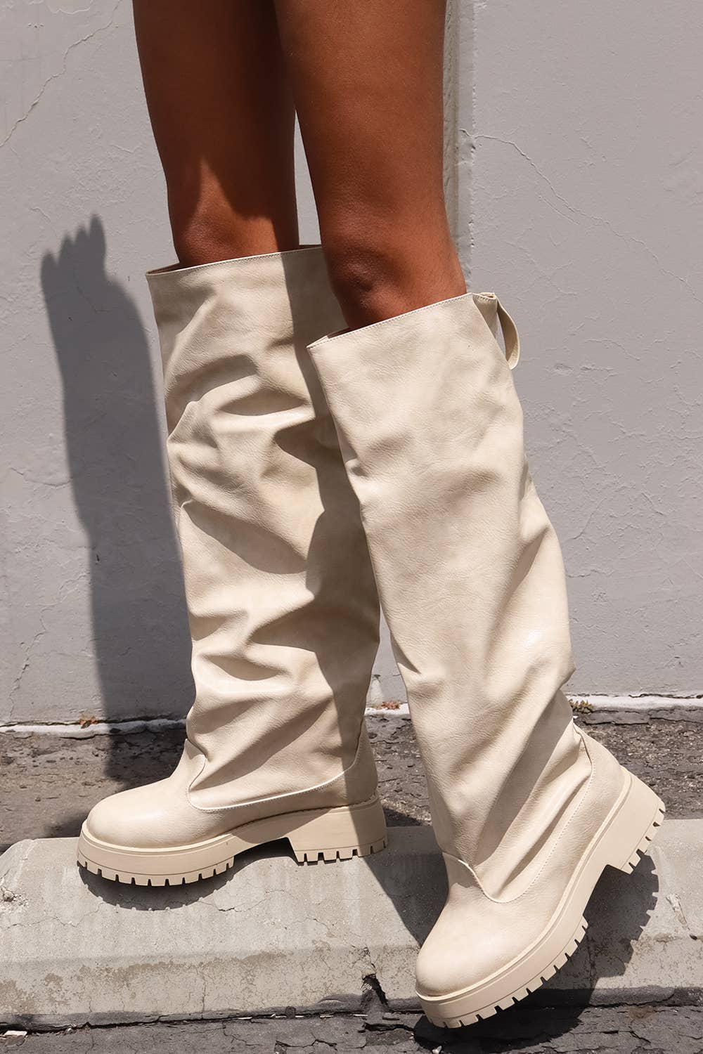 Lemonade Shoes – Engroshandel Støvler - Dame – CITY OF GOD høje slaskede støvler med robust sål10