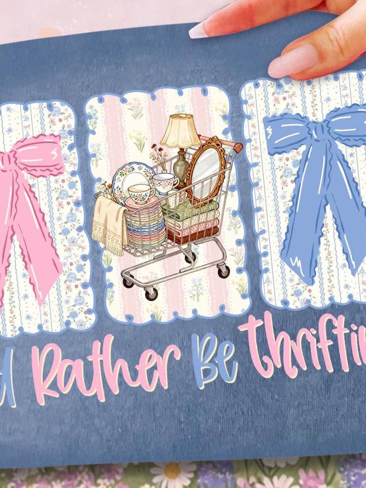 I'd Rather be Thrifting Tee for wholesale by Ace of Grace