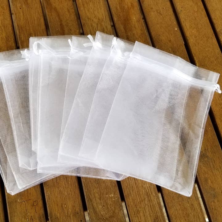 Farmstead Naturals - Wholesale Gift Bag Set/Pack - Organza Bags (10 pack) - Bulk - Farmstead Naturals