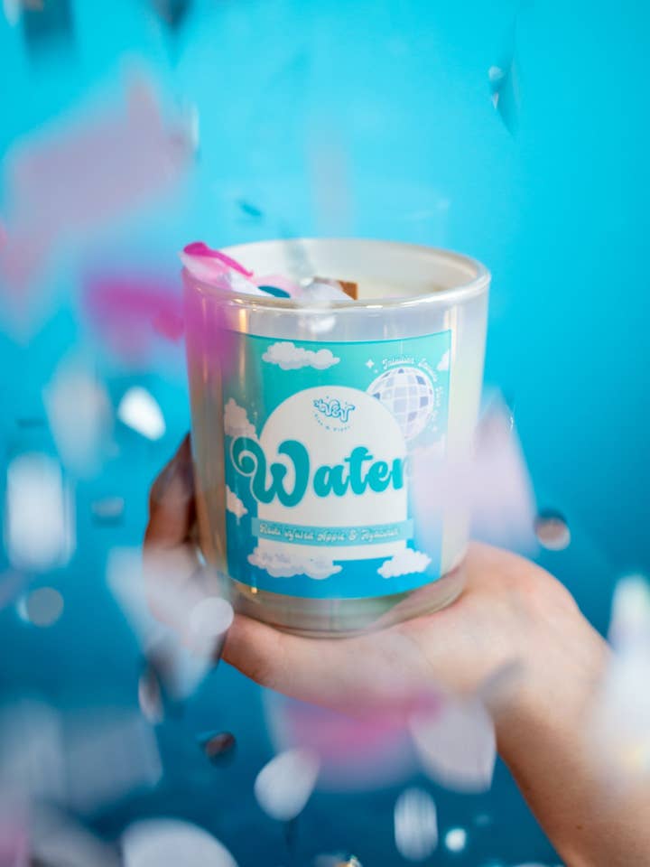 Bougie à eau - Pomme et jacinthe pour la vente par Vine & Viper