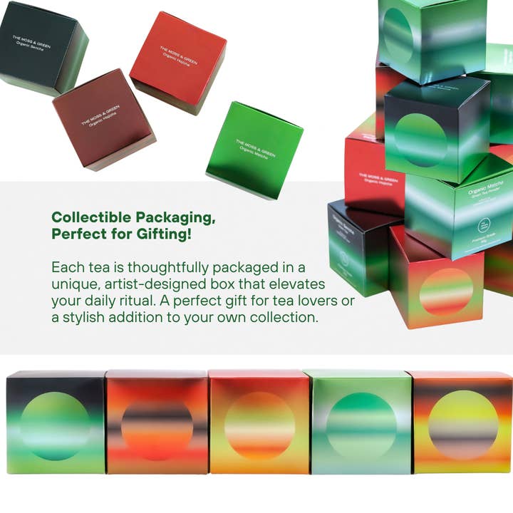 THE MOSS & GREEN TEA COMPANY - Wholesale Health/Detox Tea - Organic Premium Japanese Hojicha - Roasted Green Tea Powder9