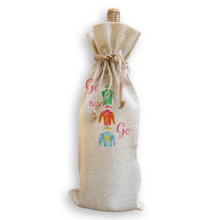 French Graffiti - Wholesale Tea Towel - Jockey Silks Go Baby Go