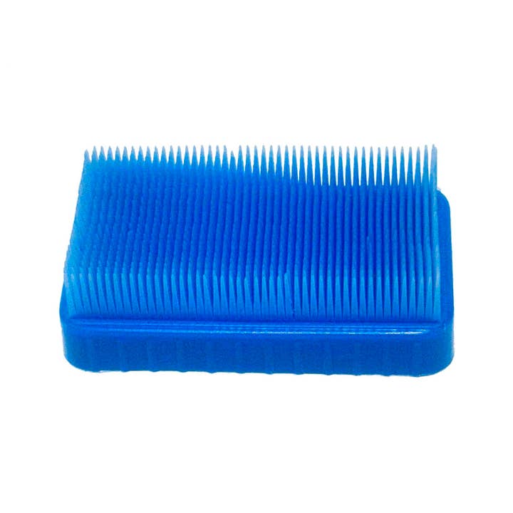 Mattie / Hair & Body Brush / Blue / Polypropylene / Baby for wholesale by New People Company