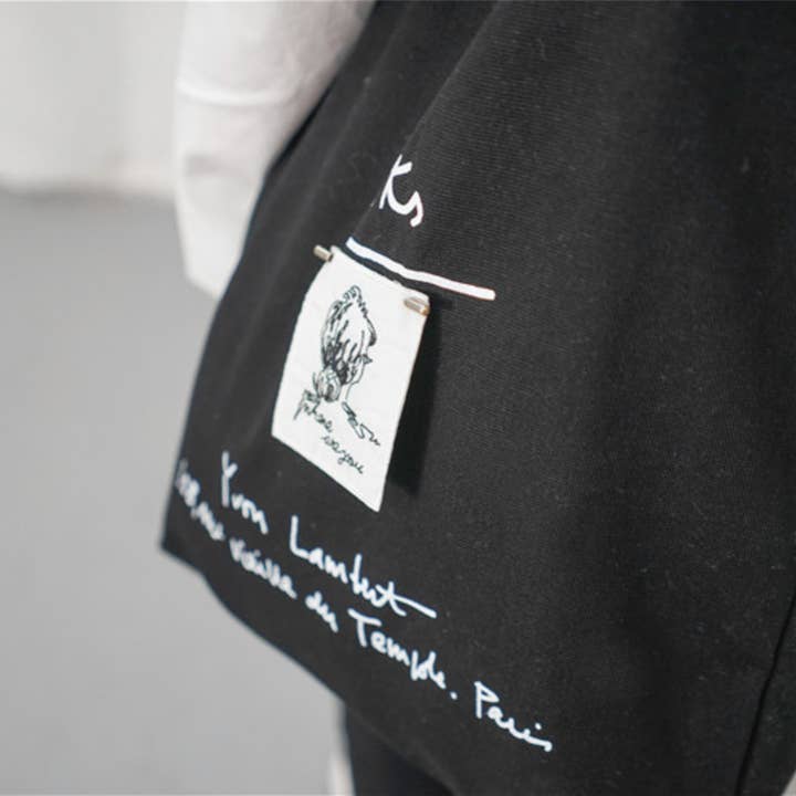 White and Black Canvas Bags for wholesale by GYstudios