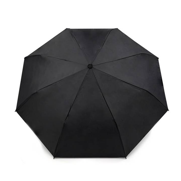 Selini New York - Vente Parapluie – unisexe - Parapluie de voyage compact noir