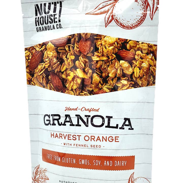 NutHouse! Granola Company - Wholesale Granola - Harvest Orange Granola, 6 x 12oz3