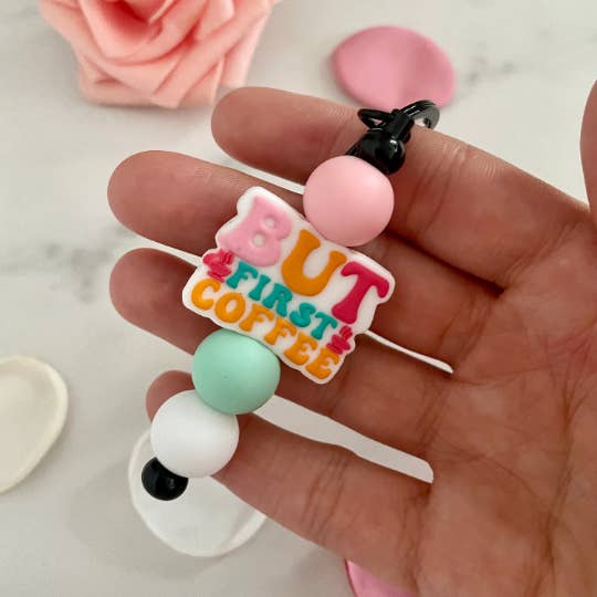 But First Coffee Keychain for wholesale by Gigglethis Jewelry
