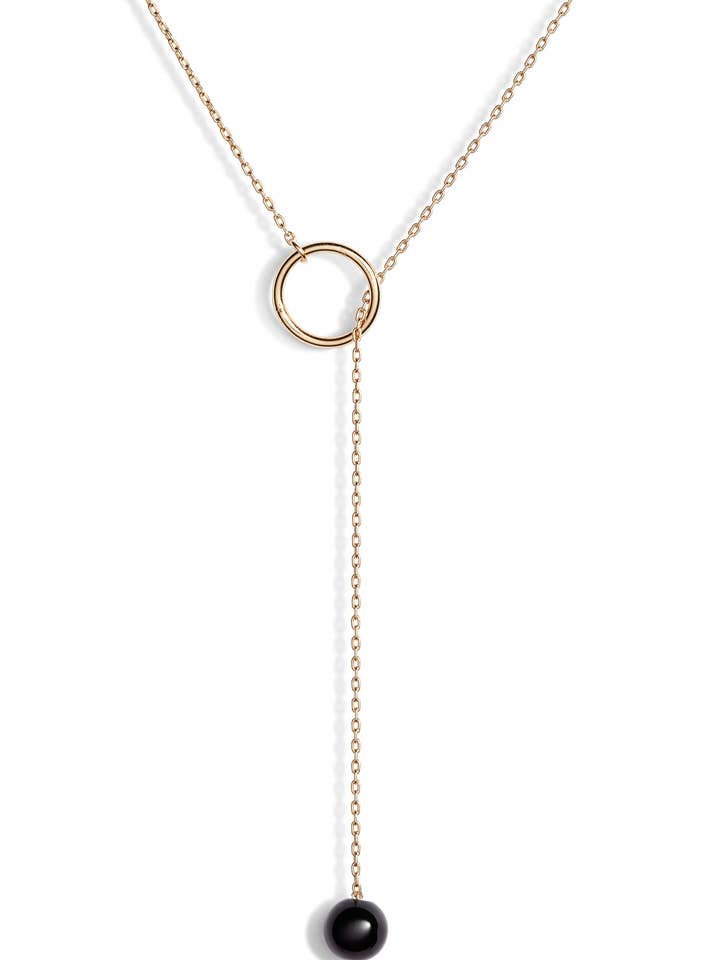 Tessa Delicate Lariat Necklace | More Colors Available for wholesale by Knotty Accessories