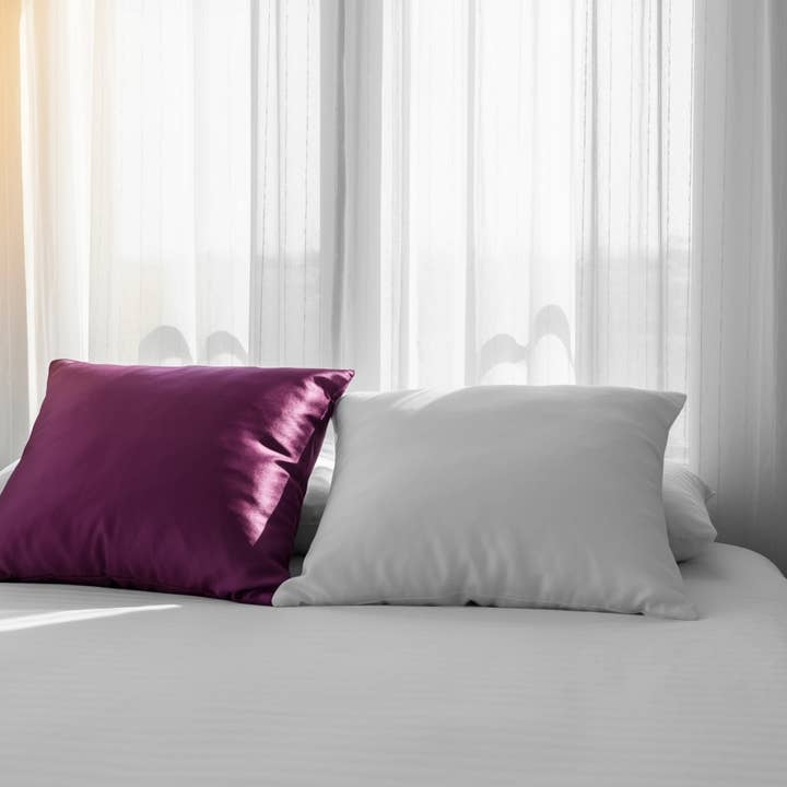 Dream in Style with Your Personalized Satin Name Pillowcase for wholesale by The Blissful