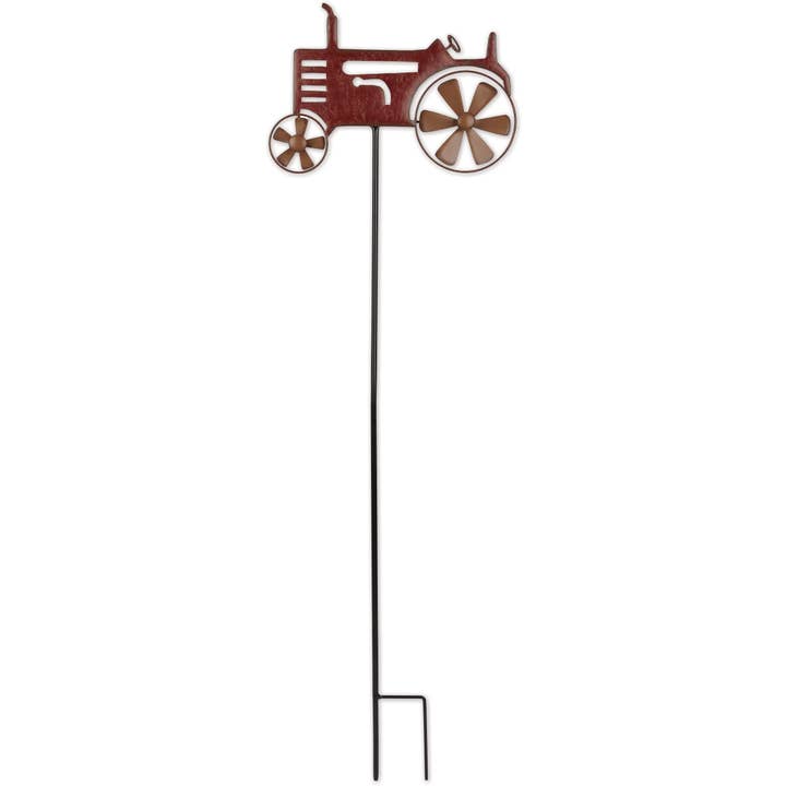 Sunset Vista Designs - Wholesale Garden/Lawn Stake - Red Tractor Stake-42"