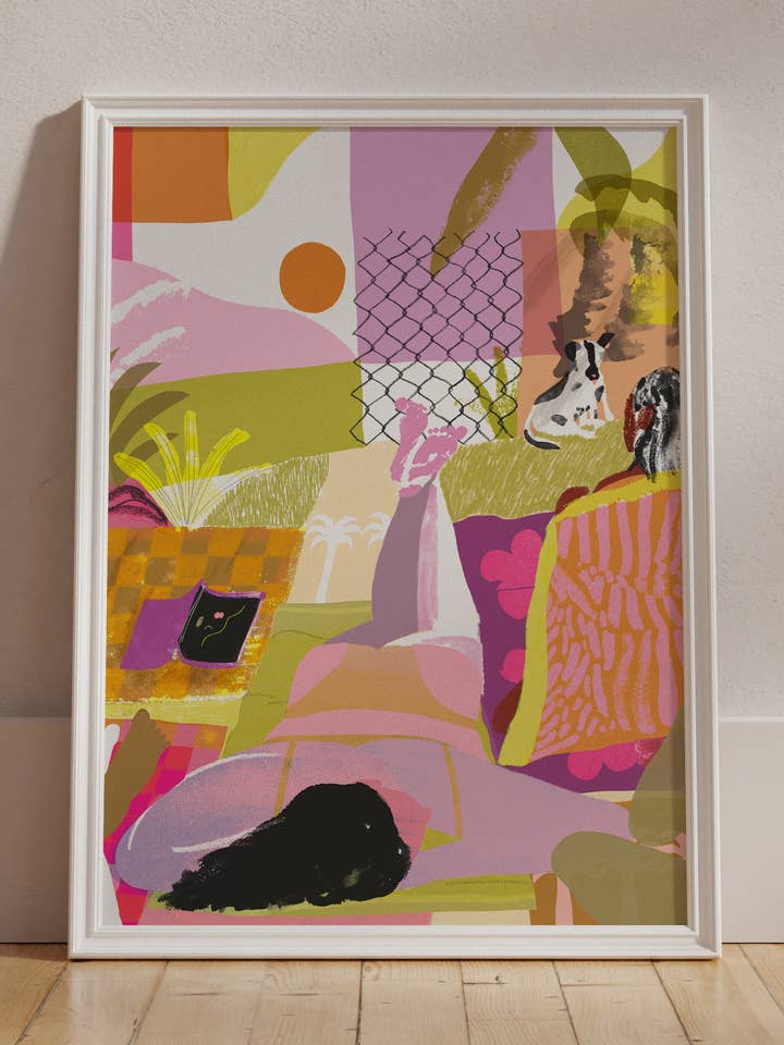 Sun Art Print for wholesale by Lucy Sherston