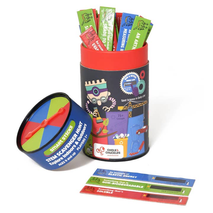 Chalk & Chuckles Smart Sticks - STEM Scavenger Science for wholesale by Safari Ltd.