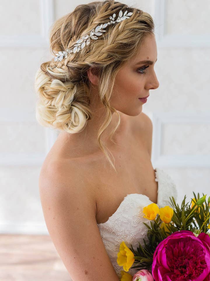 PENTE HALO MONROE por atacado de Brides & Hairpins