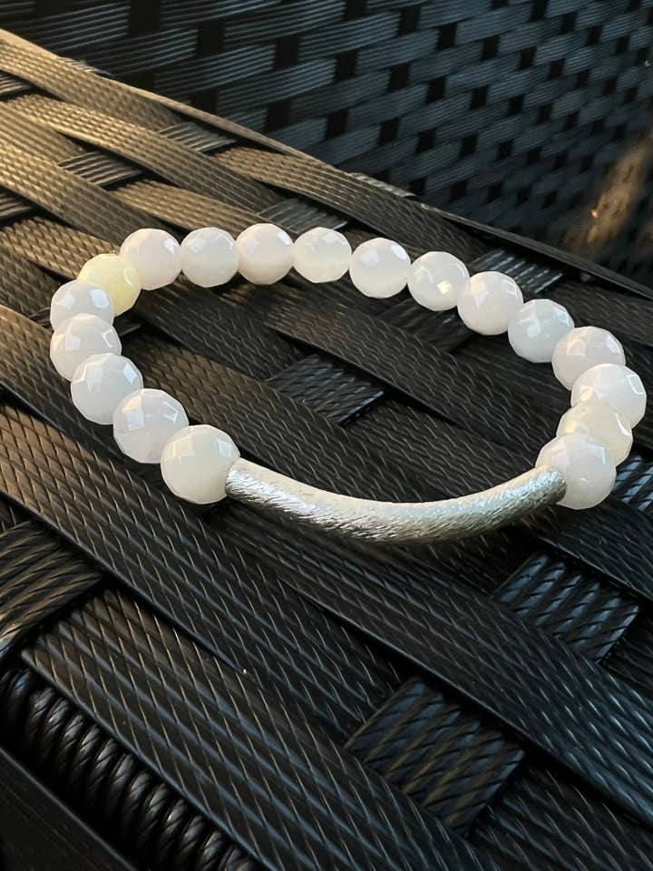 Bracelet en morganite pour la vente par Brooklyn Belle Designs