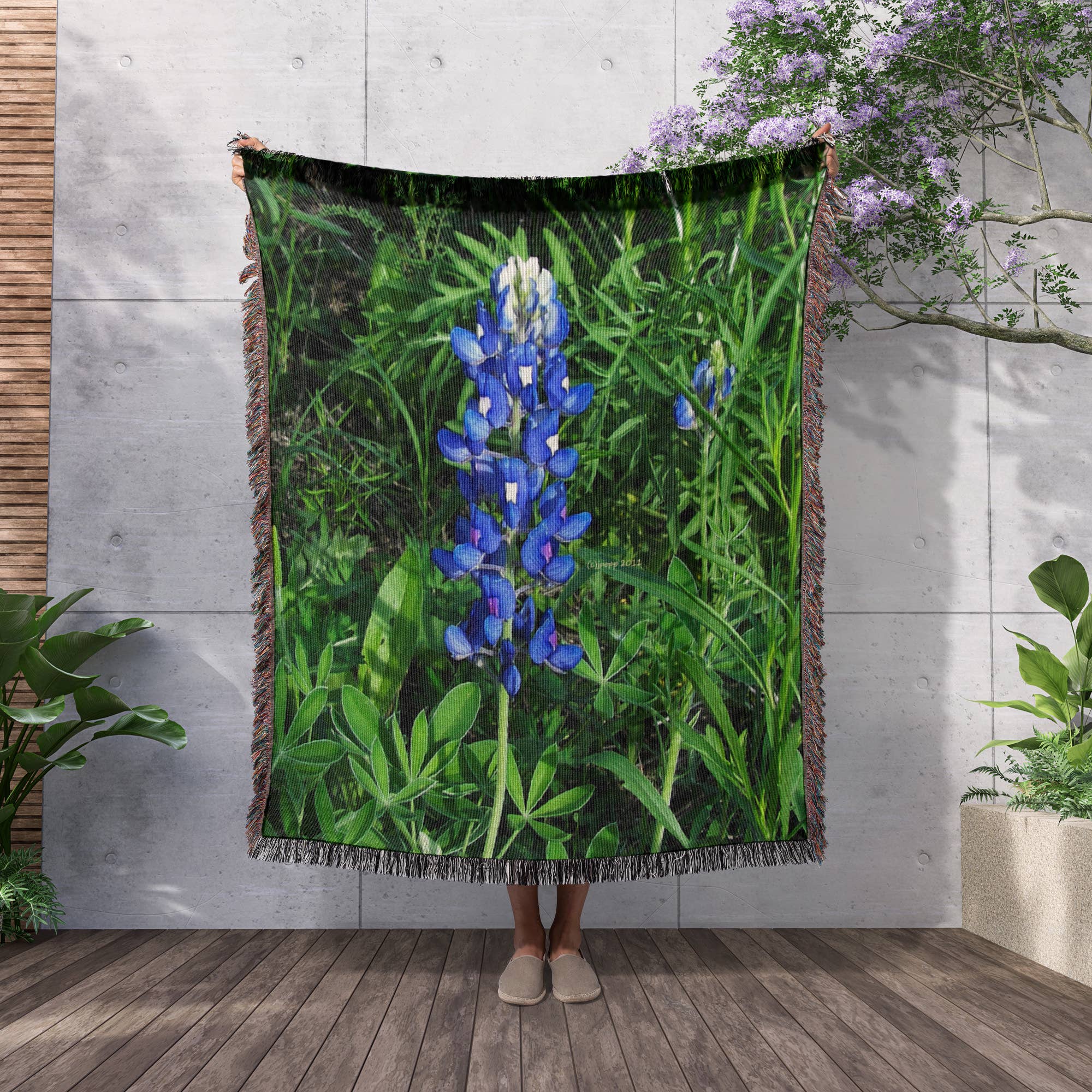 3dRose – wholesale Throw blanket – 3dRose, Bluebonnet, Blanket2