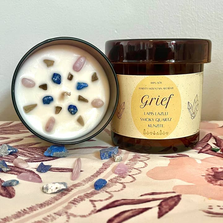Grief (Cedar, Honey, & Patchouli) for wholesale by Harvey Mountain Alchemy