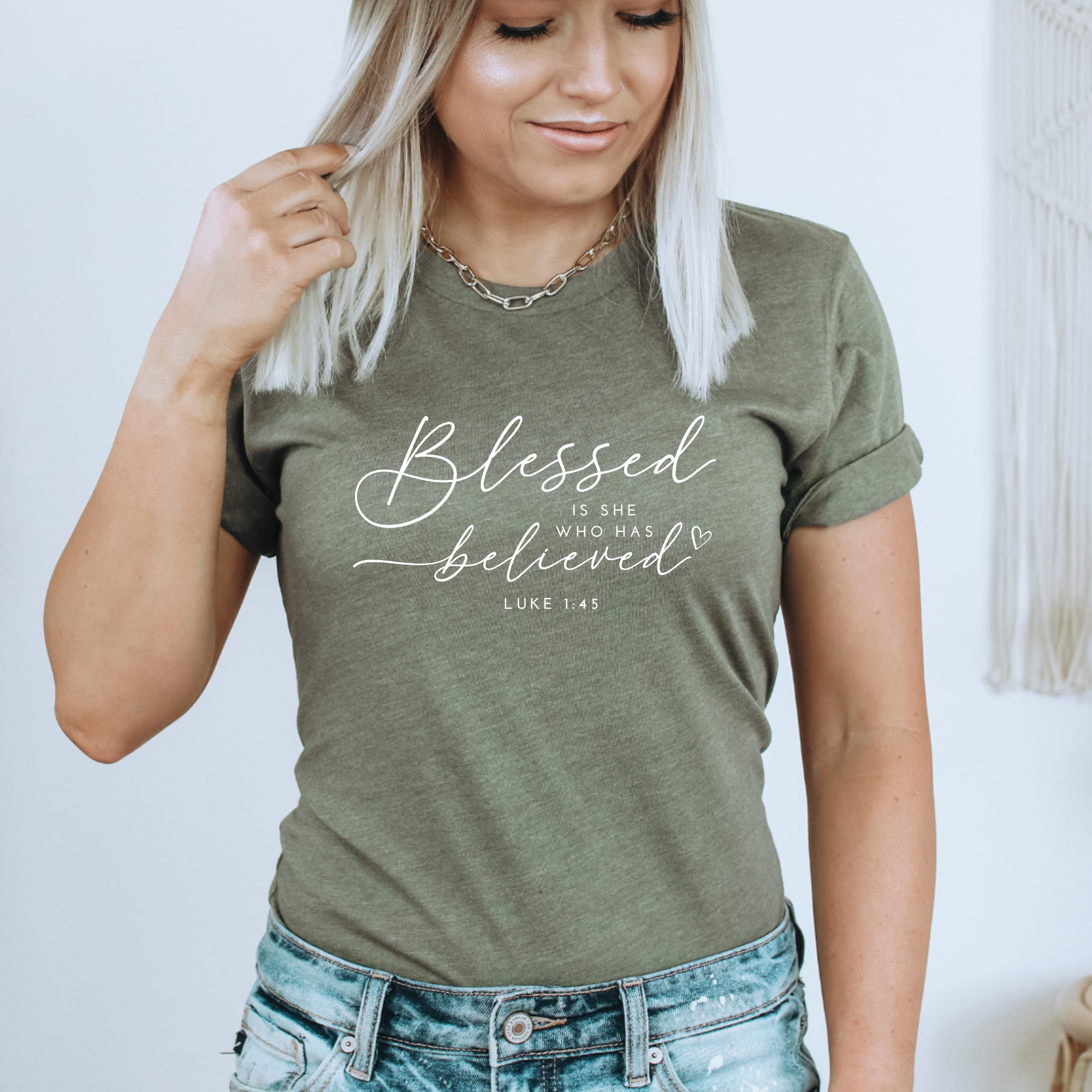Faith & Life Christian Brands – Großhandel T-Shirt mit Siebdruck – Damen – Blessed Fall Graphic Langarmshirt mit benutzerdefiniertem Vers oder Text18