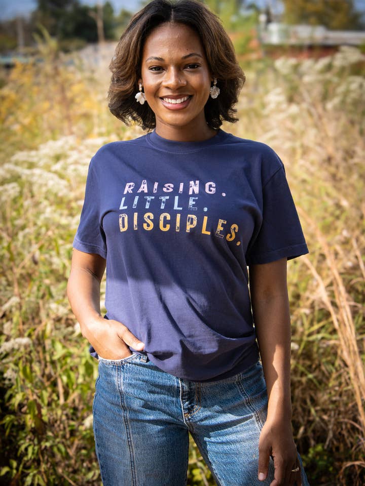 Raising Little Disciples Tee for wholesale by Salt + Light Design Co.