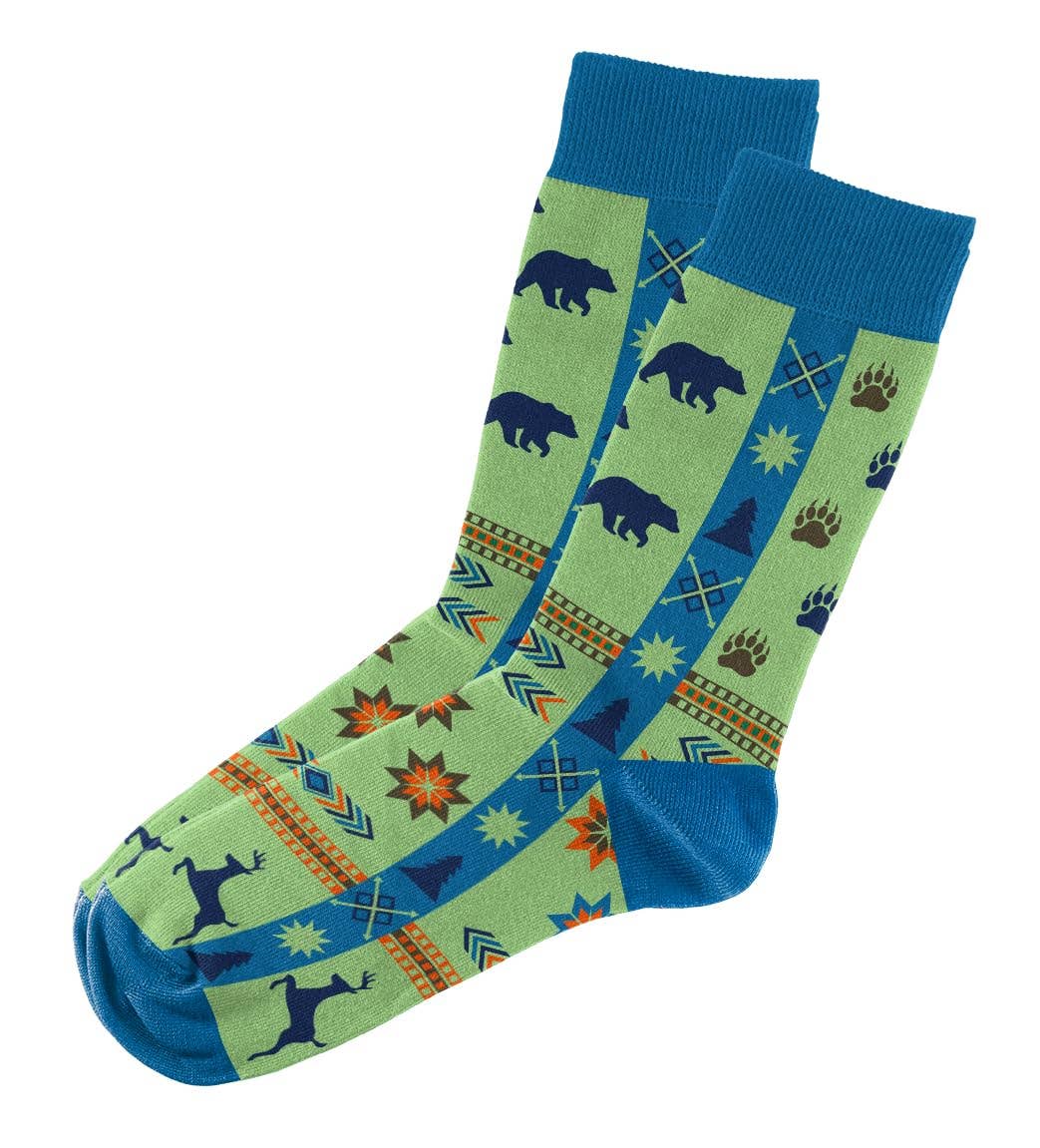 Smithco Distributing – Meias com sola - Unissexo por atacado – Sillies Socks Outdoor - Meias Divertidas Novelty, Padrões Únicos24
