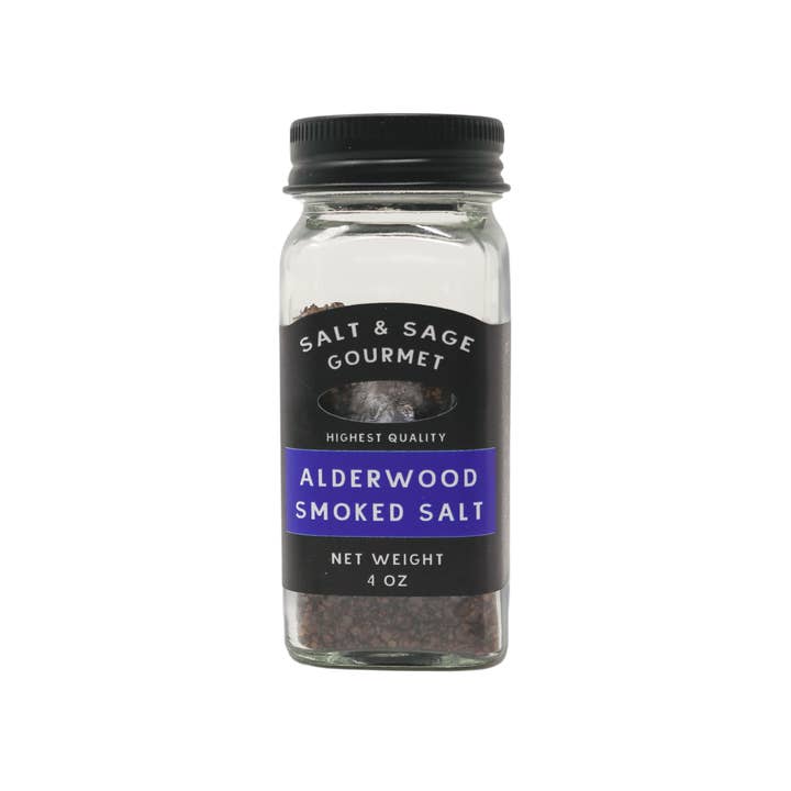Alderwood Smoked Salt for wholesale by Sage Work Organics Inc.